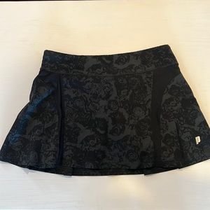 Black tennis skirt
